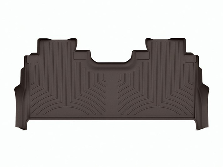 High-Density Cocoa Floor Liner | Molded Fit For Absolute Protection | Channels And Reservoir | WeatherTech Logo