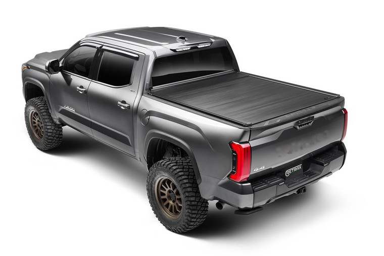 Retrax EQ Tonneau Cover | Remote Lock | Matte Black | Aluminum | LED Light