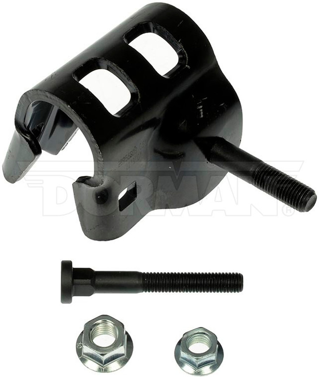 Durable Steel Steering Stabilizer Bracket | Direct Replacement | Black, Premium Quality