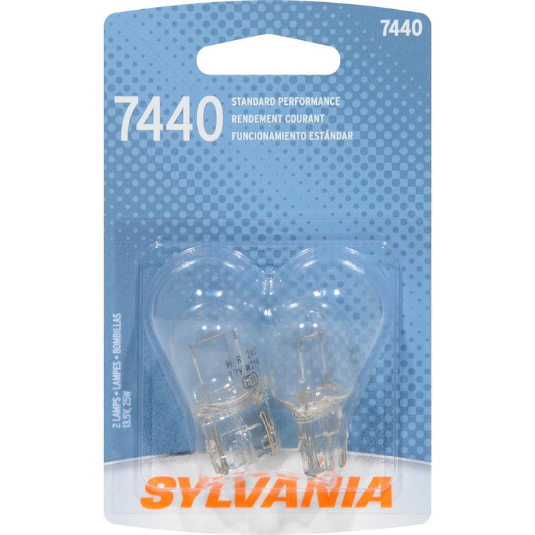 Sylvania Silverstar 7440 Turn Signal Bulb | Set Of 2 Clear Bulbs | Dependable & Easy Installation