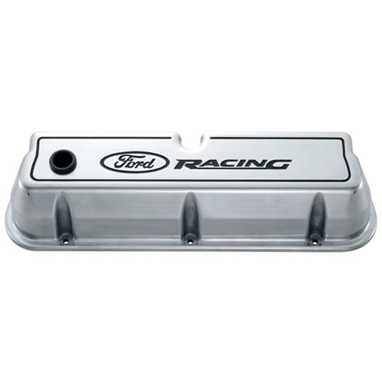 Ford Performance Tall Valve Cover | fits Ford 289/ 302/ 351W | Polished Aluminum Set of 2