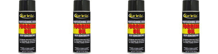 4x Star Brite Engine Fogging Oil | Protect Marine Engines from Rust and Corrosion | Quick & Easy Startup | Inboard & Outboard | 12oz