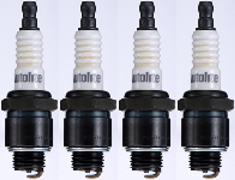 4x Autolite Spark Plug | Copper Core Electrode | Resistor | OE Replacement