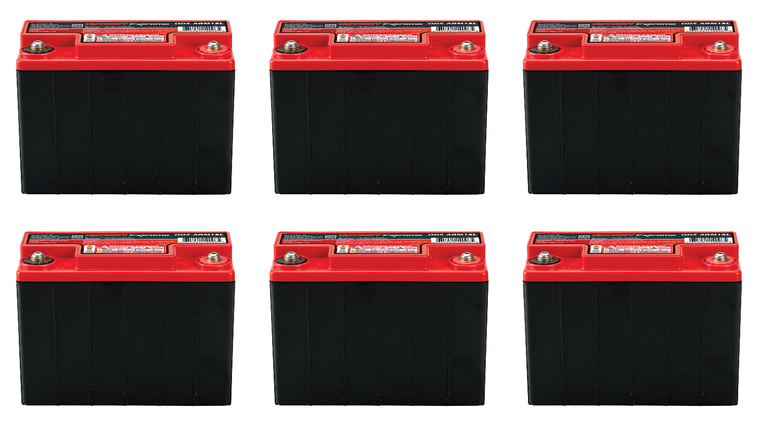 6x Odyssey Extreme Series Battery | 12V 150CCA Power & 400 Cycles | Dual Purpose Marine Deep Cycle Starter Battery