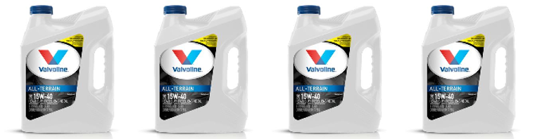 4x Valvoline 15W-40 Oil | 1 Gallon | Heavy-Duty Diesel | Extreme Contamination Protection