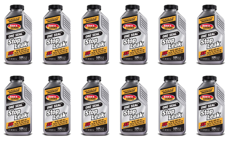 12x Bars Leaks Oil Stop Leak 1334 One Seal; 11 Ounce Bottle; Single
