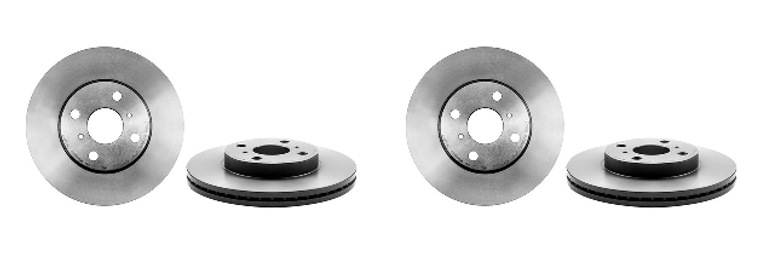 2x Upgrade your brakes! Brembo Brake Rotor | Fits 2004-2006 Scion xA, xB | Vented Design