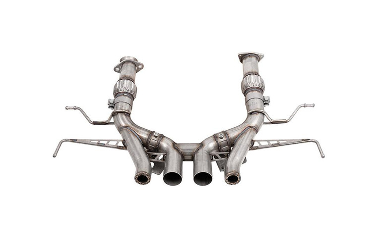 Unleash Exotic Roar | Corsa Performance 3 Inch Stainless Steel Cat-Back Exhaust Kit, Dual Quad Exit, No Muffler