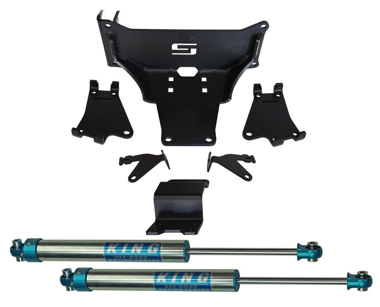 Enhance Steering Control | Superlift Dual Steering Stabilizer Set Of 2 | Maximum Dampening | Corrects Bump Steer