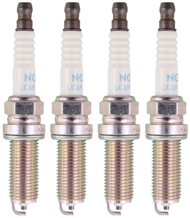 4x NGK LKAR7C-9 Spark Plug | Superior Anti-Corrosion | Copper Core | Flat Seat