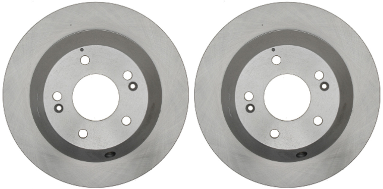 2x Advanced 2010-2020 Fitment | Reduced Fade, Suppressed Noise | Rotor Brake - Fits Santa Fe, Sorento, More