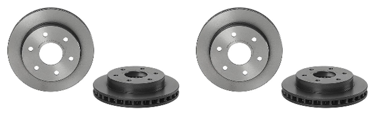 2x Brembo Vented Brake Rotor | Eye-Catching Finish, Intelligent Marking | 295mm x 66.4mm