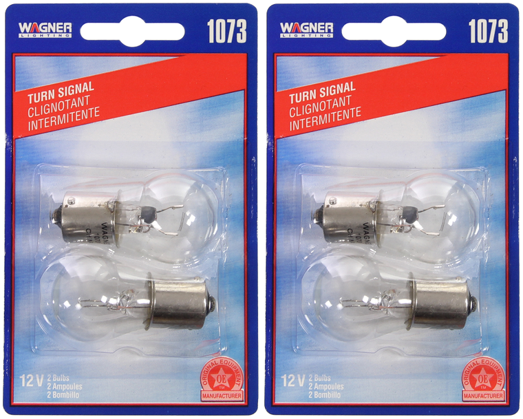2x Upgrade Your Turn Signal Lights with Wagner Miniature Lamps | 23.04W 12.8V OE Replacement | Clear | Set Of 2