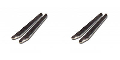 2x Premium Black Aluminum Running Boards | Fits 2014-2021 Toyota Highlander | Rust Resistant | Easy Installation