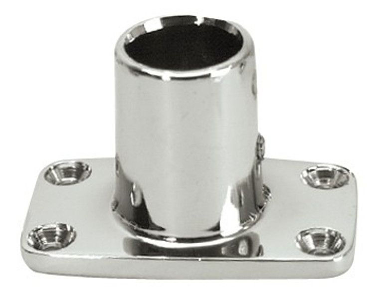 Marine Series Boat Rail Fitting | Rectangular Base | Stainless Steel Brilliance