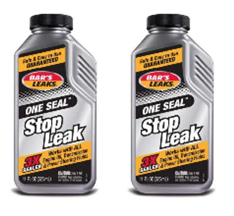 2x Bars Leaks Oil Stop Leak 1334 One Seal; 11 Ounce Bottle; Single