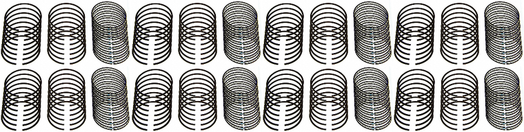 8x Upgrade Your Engine Performance with Premium Piston Ring Set | Sealed Power Eng. | Fits 1980 Chrysler Cordoba 5.9L