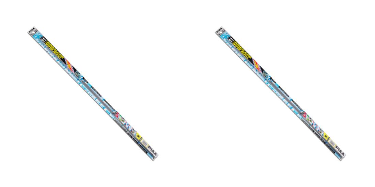 2x Silicone 17 Inch Windshield Wiper Blade Refill | All Season Performance | Fits 6mm OEM Claw Width