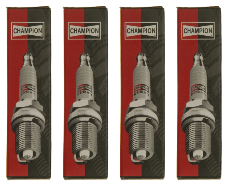 4x Champion  Iridium Spark Plug | Maximum Performance, Longer Life, Premium Quality