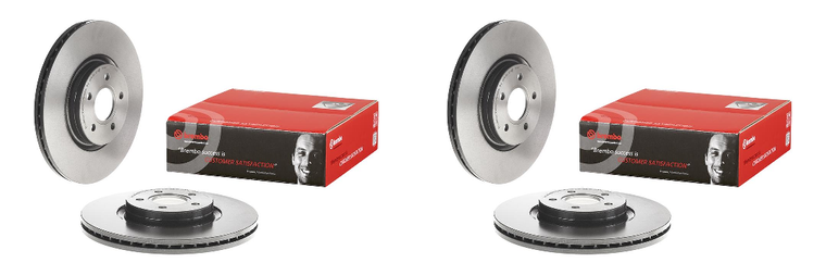 2x Brembo Brake Rotor | High Carbon Cast Iron | Vented Design