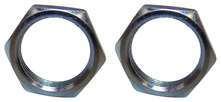 2x Premium 6 Point Nut | For Jeep CJ5,CJ7,Scrambler | Durable Raw Finish