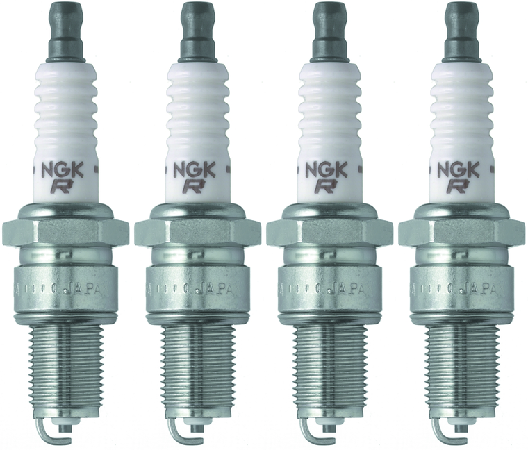 4x NGK BPR6EY V-Power Spark Plug Single | Superior Ignitability & Performance, Durable & Fuel Efficient