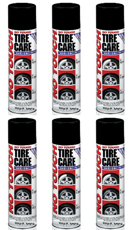 6x Rain-X No Touch Tire Cleaner | Easy Clean, Shine & Protect | Satin Finish | 18oz Bottle