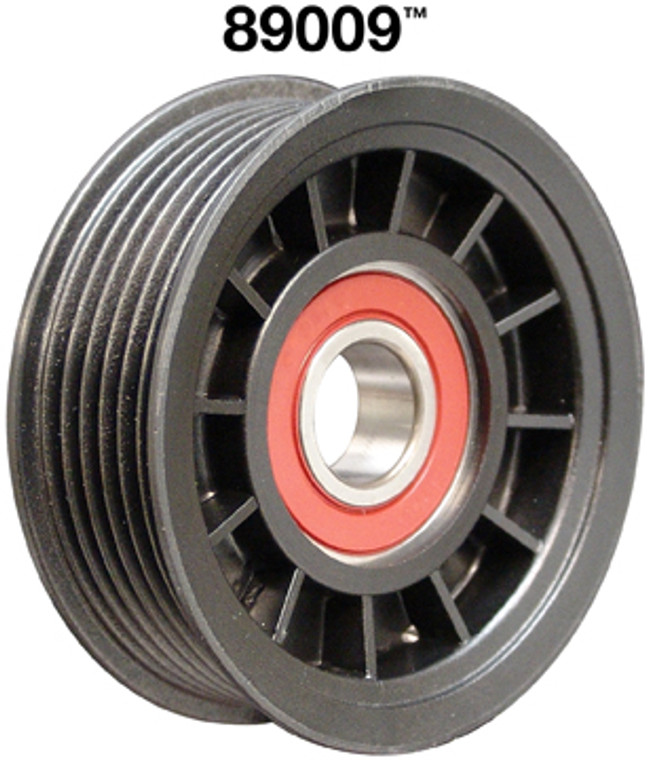 Dayco Products Inc Drive Belt Tensioner Pulley | Heavy-Duty Diesel Engine | High Strength Steel, Grooved Pulley