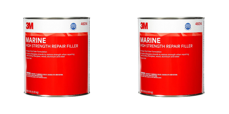 2x 3M Boat Putty | 15 Min Work Time | Fiberglass Repair | Marine Grade | Red Color