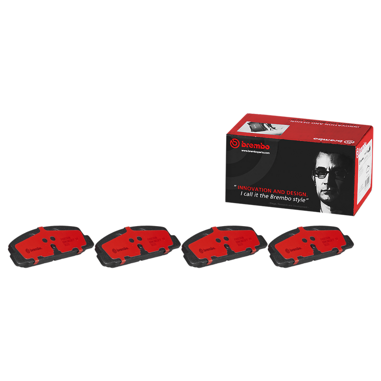 Brembo Ceramic Brake Pads Set | 1991-2005 Mazda: 6, RX-7, Protege | Low Dust, Quiet, Smooth Braking