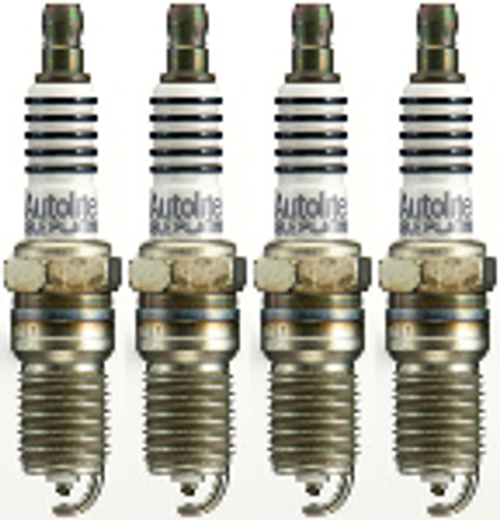 4x Autolite Double Platinum Spark Plug | OE Replacement | High Nickel Alloy Side Electrode