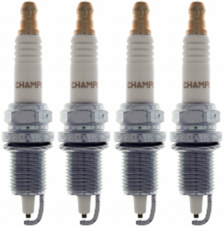 4x Champion Plugs Marine Spark Plug | Copper Plus | Non Resistor | Superior Corrosion Resistance