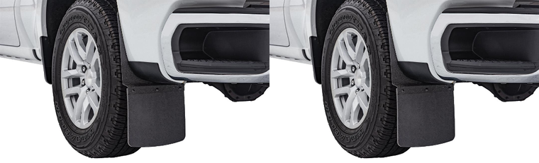 2x Ultimate Protection & Style | Universal Mud Flaps | 10x24 | Black | Composite Rubber | Set of 2