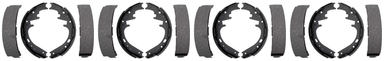 4x Raybestos Brakes Brake Shoe 723PG Element3; OE Replacement; Organic