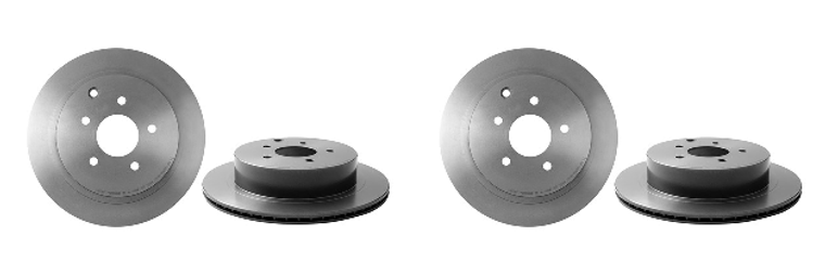 2x Upgrade Your Ride with Brembo Vented Brake Rotor | High Performance 1 Piece Design