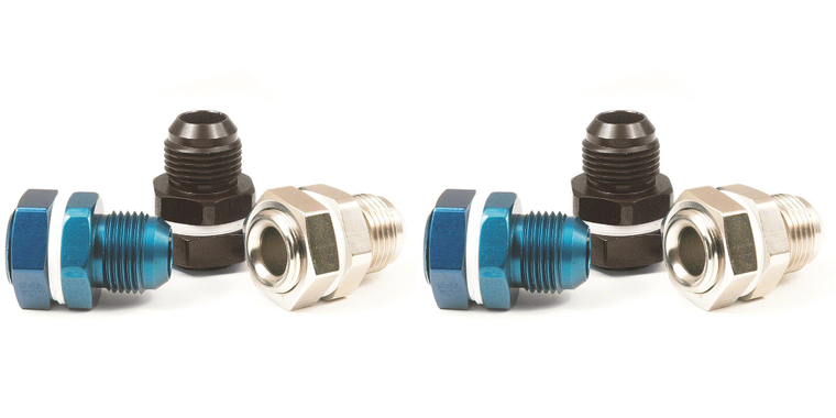 2x Upgrade Your Fuel System with SpeedFX -12AN Coupler Fitting | Anodized Black Aluminum