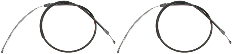 2x Raybestos Brakes Parking Brake Cable | For Ford F-250,F-350 | OE Replacement, 64 Inch Cable Length