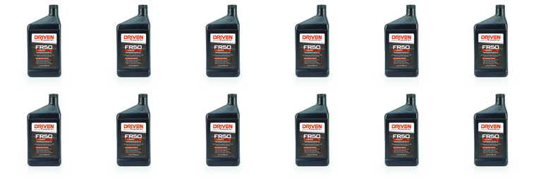 12x Maximize Performance with Driven Racing Oil SAE 5W-50 Synthetic Oil | Ideal for Ford Coyote Engines