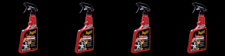 4x Meguiars Hot Rims Chrome Wheel Cleaner | Xtreme Cling Foam for Deep Cleaning | 24oz Spray Bottle