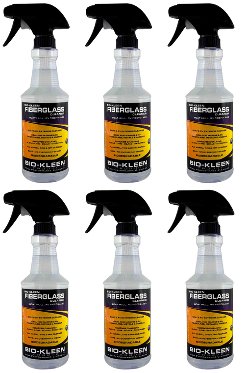 6x Bio-Kleen Hull Cleaner | Removes Algae/ Rust/ Scale/ Oxidation | Environmentally Friendly 16oz Spray