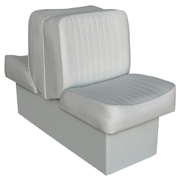 WISE Seating Deluxe Series Boat Lounge Seat | High-Impact Plastic Frame, Compression Foam Padding, Marine Grade Vinyl, UV Resistant