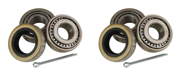 2x Upgrade Your Trailer Wheels with C.E. Smith Bearing Kit | Made in USA | Smooth Operation | Includes Bearings, Races, Grease Seal