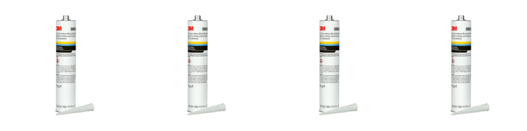 4x 3M Window Glass Adhesive | Fast Cure, Strong Bond | For Windshield & Glass | Polyurethane Paste