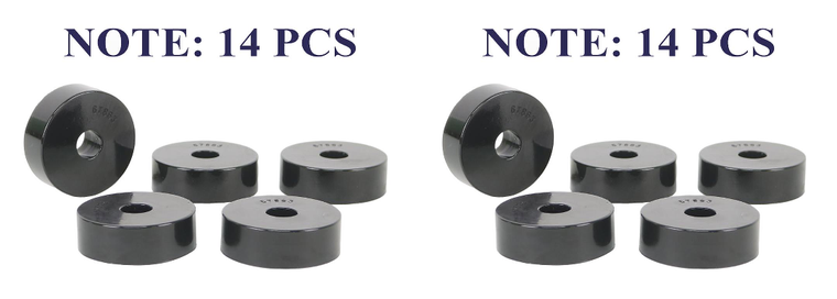 2x Ultra-Durable Cj5 Body Mount Bushings | Pack Of 14