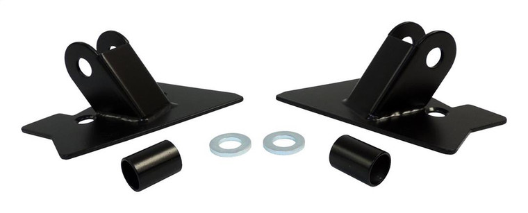 RT Off-Road Mirror Relocation Bracket | Set of 2 | Black Painted Steel | For Windshield Hinges