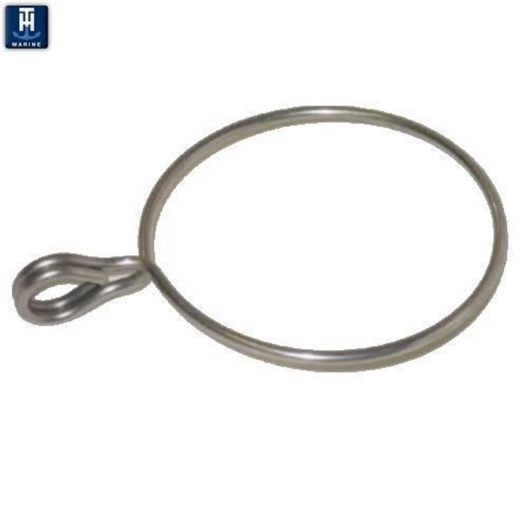 USA-Made Stainless Steel Mooring Buoy Ring | Up to 20lb Capacity | Easy Install
