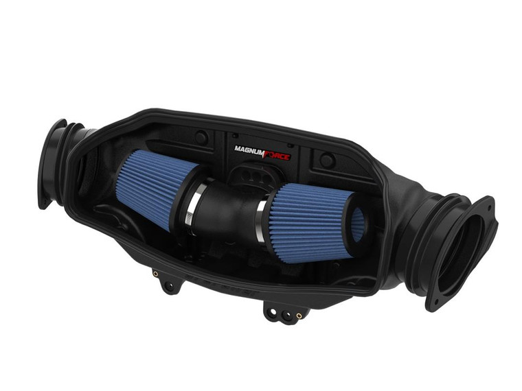 Advanced FLOW Engineering Cold Air Intake 54-13055R Magnum Force Stage 2 Pro 5 R; Without Tubes; Blue Filters; With Heat Shield