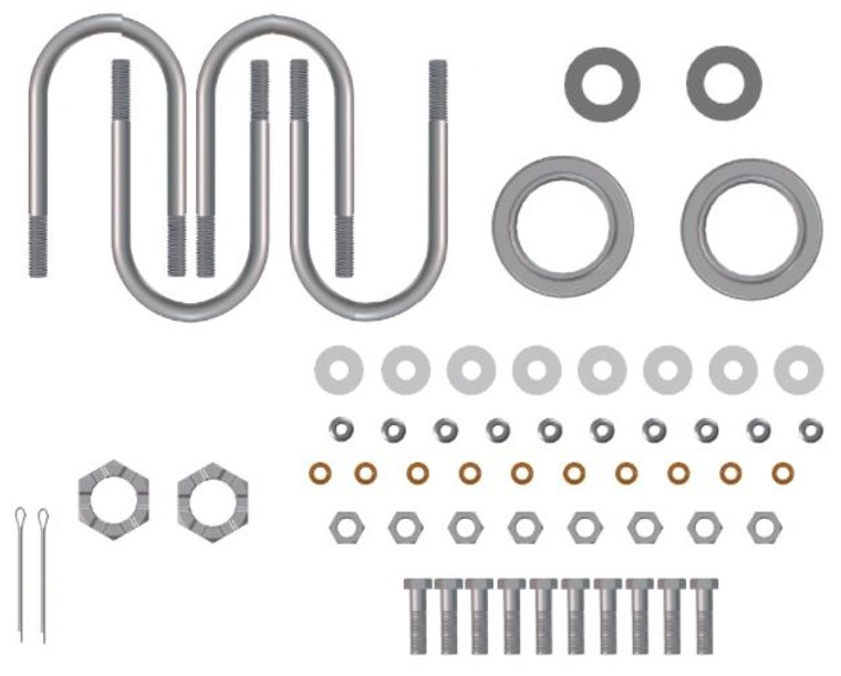 Premium Lippert Trailer Axle Bracket Kit | Easy Install, High-Quality | Service Kit for 7000-8000lb Axles