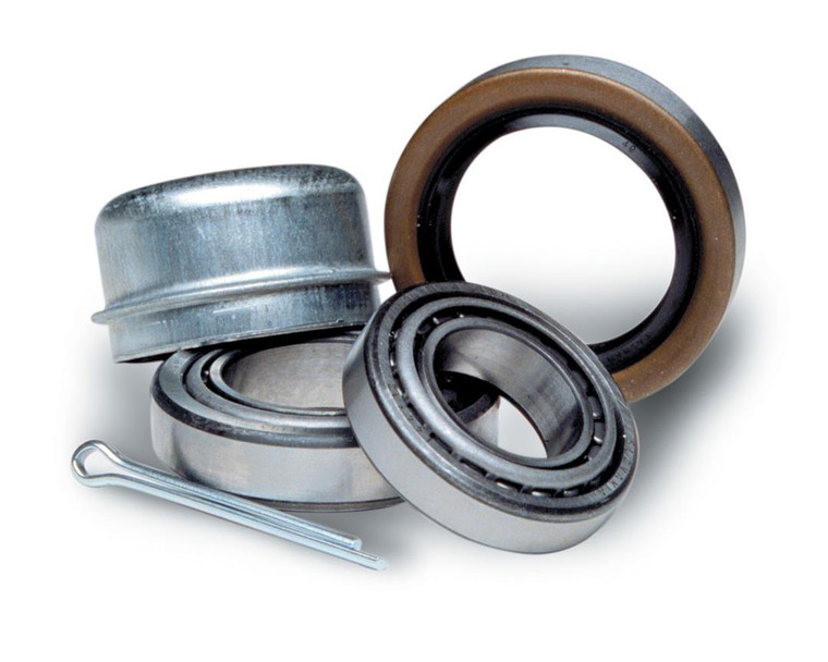 Dexter 1 Inch Trailer Wheel Bearing Kit | Complete with Cones, Cups, Seal, Dust Cap, Cotter Pin