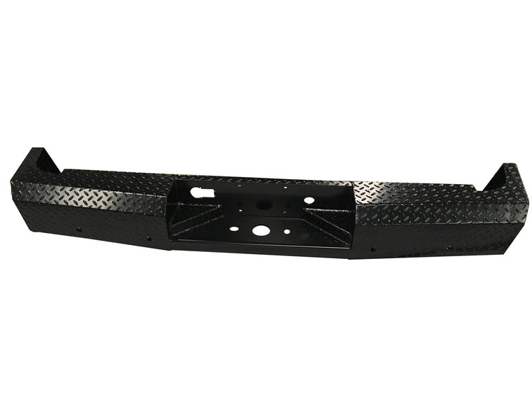 Upgrade Your Ram 2500, 3500's Style with TrailFX Rear Bumper | Powder Coated Steel | Easy One Piece Design